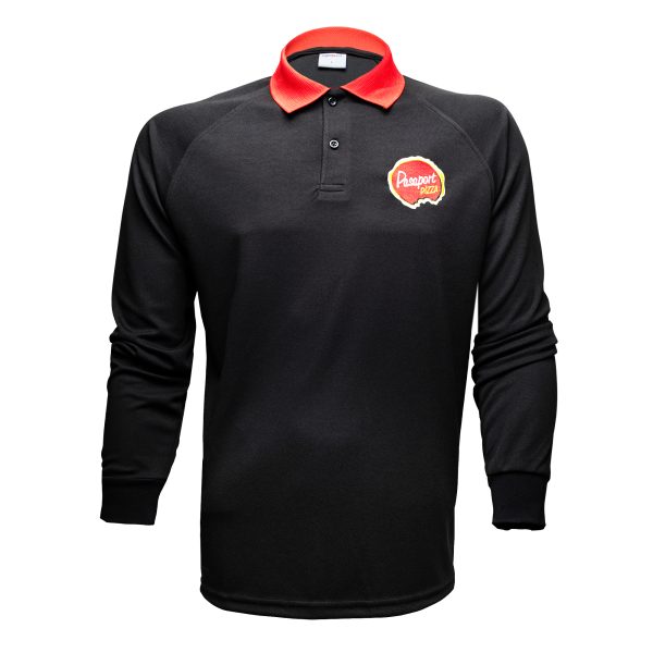 Pasaport Pizza Polo Yaka Sweatshirt